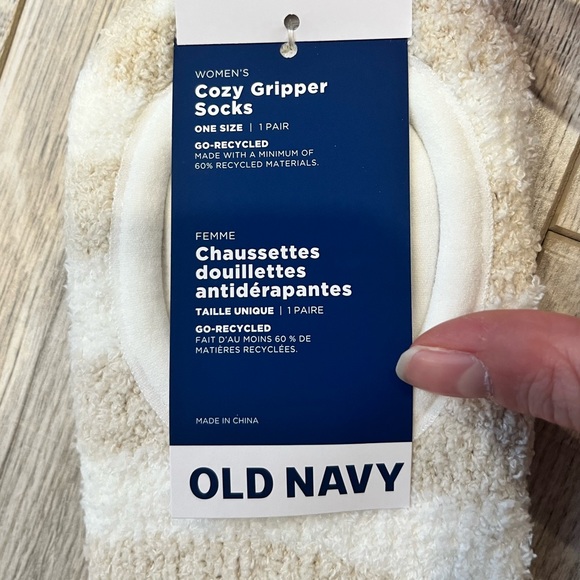 Snowman Cozy Socks With Grips - Picture 3 of 4